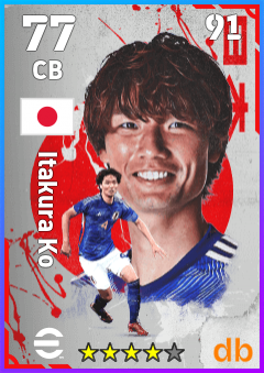 Itakura Ko eFootball player card