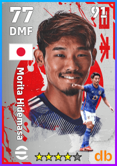 Morita Hidemasa — DMF, OVR 77, MAX 91