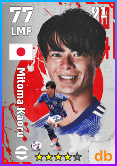 Mitoma Kaoru eFootball player card
