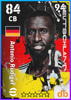 Antonio Rüdiger eFootball player card