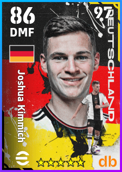 Joshua Kimmich — DMF, OVR 86, MAX 97