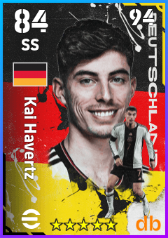Kai Havertz — SS, OVR 84, MAX 94