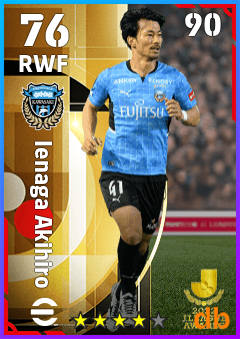 Ienaga Akihiro — RWF, OVR 76, MAX 90