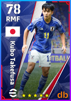 Kubo Takefusa eFootball player card