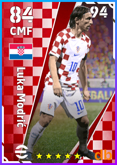 Luka Modrić eFootball player card