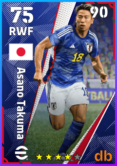 Asano Takuma — RWF, OVR 75, MAX 90