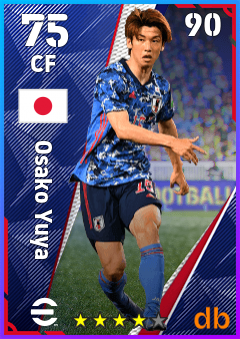 Osako Yuya — CF, OVR 75, MAX 90