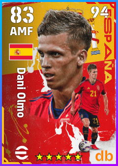 Dani Olmo eFootball player card