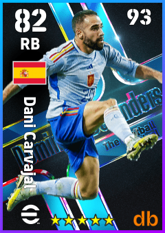 Dani Carvajal — RB, OVR 82, MAX 93