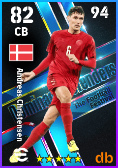 Andreas Christensen — CB, OVR 82, MAX 94