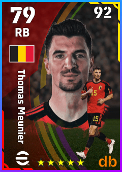 Thomas Meunier — RB, OVR 79, MAX 92