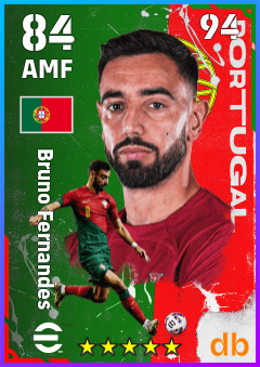 Bruno Fernandes eFootball player card