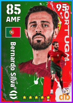 Bernardo Silva — AMF, OVR 85, MAX 95