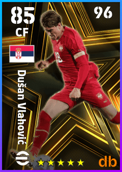 Dušan Vlahović — CF, OVR 85, MAX 96