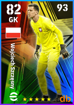 Wojciech Szczęsny — GK, OVR 82, MAX 93
