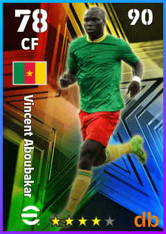 Vincent Aboubakar — CF, OVR 78, MAX 90