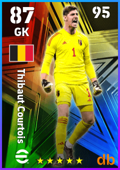 Thibaut Courtois — GK, OVR 87, MAX 95