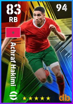 Achraf Hakimi eFootball player card