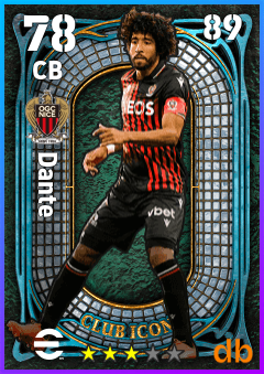 Dante — CB, OVR 78, MAX 89