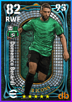 Domenico Berardi — RWF, OVR 82, MAX 93