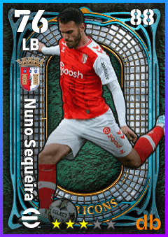 Nuno Sequeira — LB, OVR 76, MAX 88