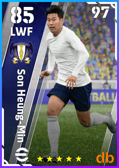 Son Heung-Min — LWF, OVR 85, MAX 97