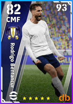 Rodrigo Bentancur — CMF, OVR 82, MAX 93