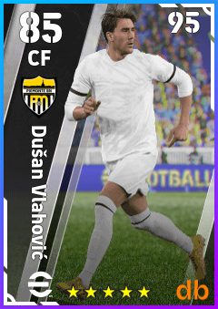Dušan Vlahović — CF, OVR 85, MAX 95