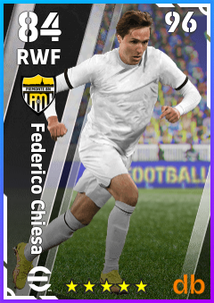 Federico Chiesa — RWF, OVR 84, MAX 96