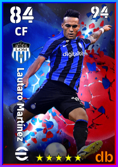Lautaro Martínez — CF, OVR 84, MAX 94
