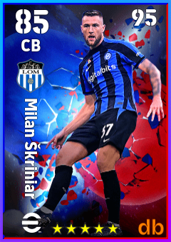 Milan Škriniar — CB, OVR 85, MAX 95