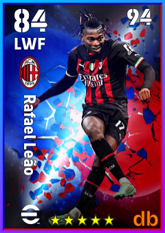 Rafael Leão — LWF, OVR 84, MAX 94