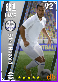 Eden Hazard eFootball player card