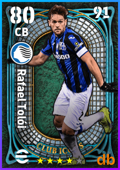 Rafael Tolói — CB, OVR 80, MAX 91