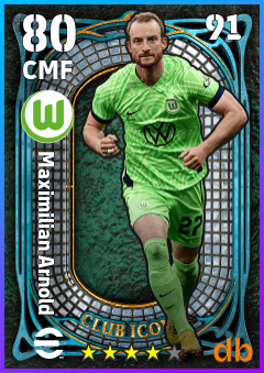 Maximilian Arnold — CMF, OVR 80, MAX 91