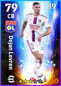 Dejan Lovren — CB, OVR 79, MAX 89