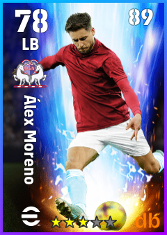 Álex Moreno — LB, OVR 78, MAX 89