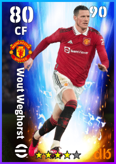 Wout Weghorst — CF, OVR 80, MAX 90
