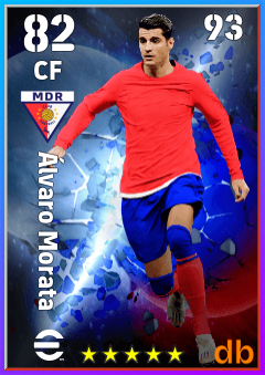 Álvaro Morata — CF, OVR 82, MAX 93