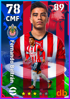 Fernando Beltrán — CMF, OVR 78, MAX 89