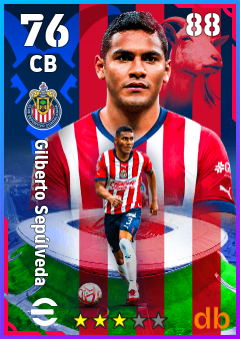 Gilberto Sepúlveda — CB, OVR 76, MAX 88