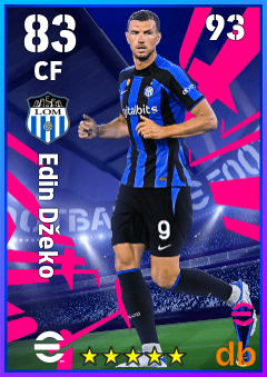 Edin Džeko — CF, OVR 83, MAX 93