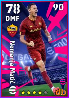 Nemanja Matić — DMF, OVR 78, MAX 90