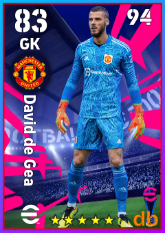 David de Gea — GK, OVR 83, MAX 94