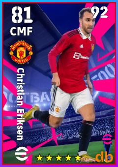 Christian Eriksen — CMF, OVR 81, MAX 92