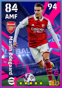 Martin Ødegaard — AMF, OVR 84, MAX 94