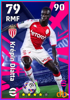Krépin Diatta — RMF, OVR 79, MAX 90