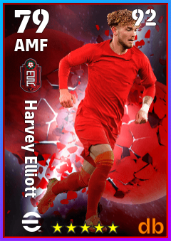 Harvey Elliott — AMF, OVR 79, MAX 92