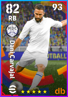 Dani Carvajal — RB, OVR 82, MAX 93
