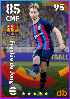 Frenkie de Jong — CMF, OVR 85, MAX 95